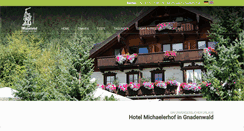Desktop Screenshot of michaelerhof.at